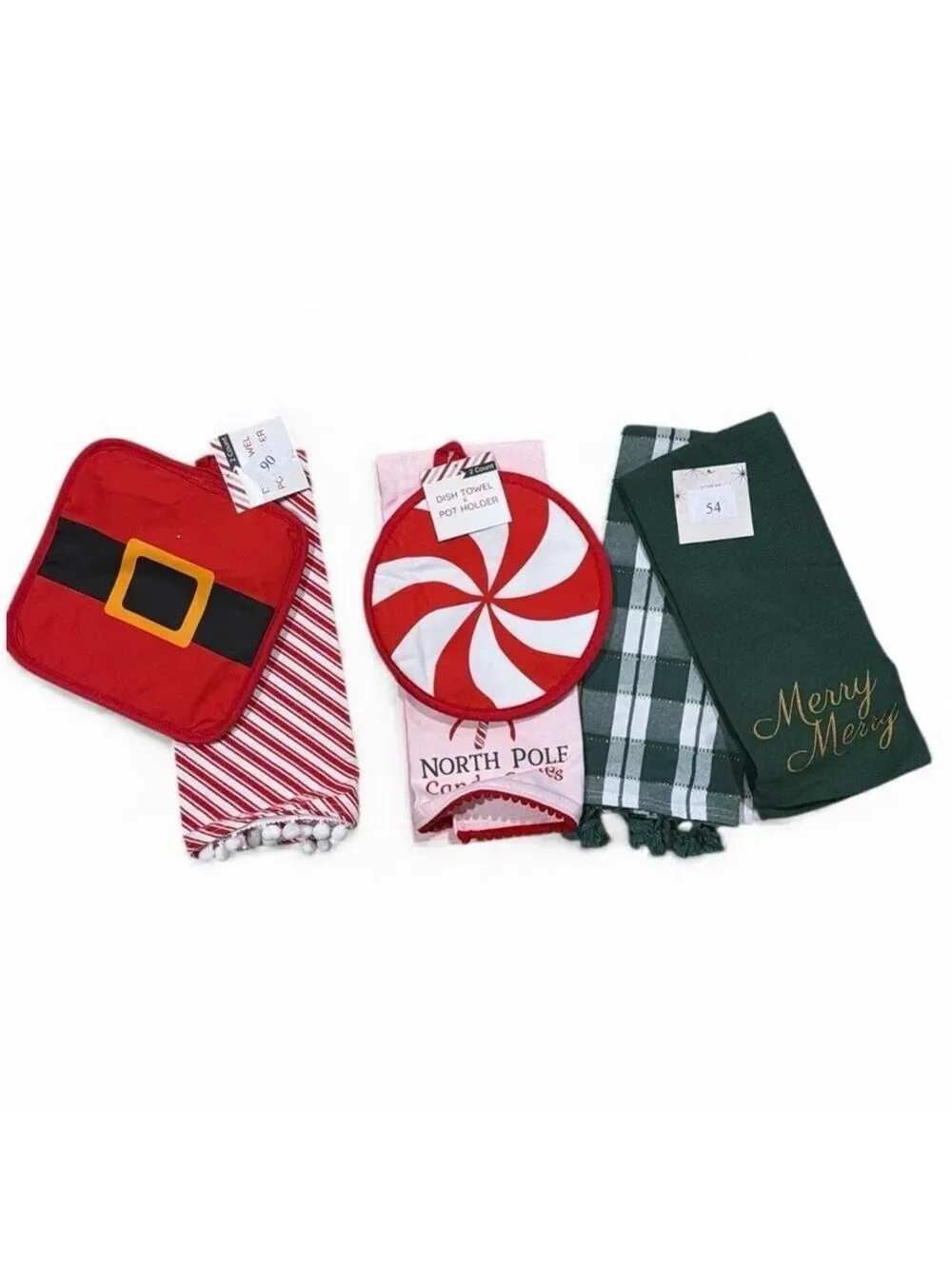 Christmas Kitchen Towel Set New
